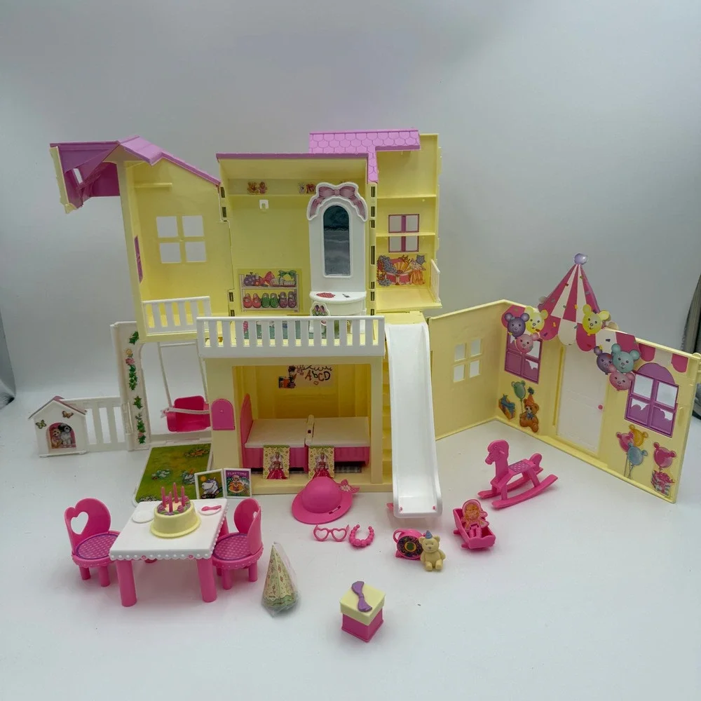 Vintage 1999 Mattel Kelly Pop-Up Playhouse Barbie Dollhouse Accessories 22037
